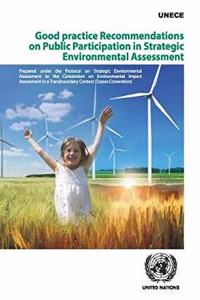 Good Practice Recommendations on Public Participation in Strategic Environmental Assessment Prepared Under the Protocol on Strategic Environmental