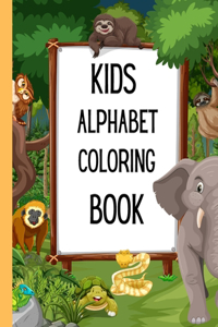 Kids Alphabet Coloring Book