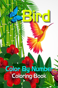 Bird Color By Number Coloring Book