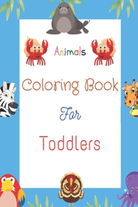 Animals Coloring Book For Toddlers