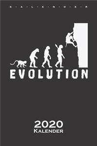 Klettern Bouldern Evolution Kalender 2020