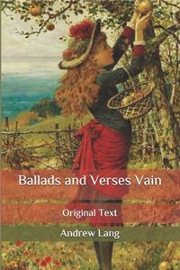 Ballads and Verses Vain
