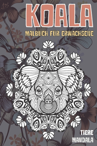 Malbuch für Erwachsene - Mandala - Tiere - Koala