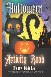 Halloween Activity Book for Kids