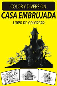 Casa Embrujada Libro de Colorear