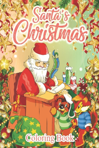 Santa's Christmas Coloring book