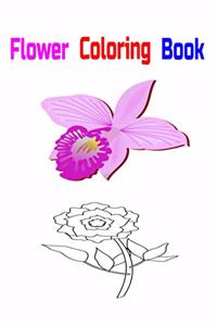 Flower Coloring Book