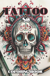 Tattoo coloring book