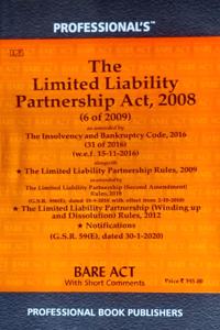 Limited Liability Partnership Act, 2008 With Rules, Llp Bare Act