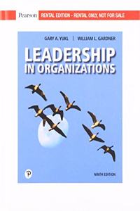 Leadership in Organizations [rental Edition]