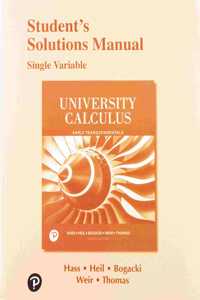 Student Solutions Manual for University Calculus