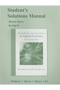 Probability & Statistics for Engineers & Scientists, Student's Solutions Manual