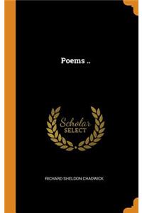 Poems ..