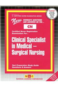 Clinical Specialist in Medical-Surgical Nursing
