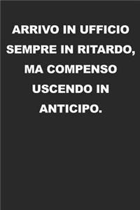 Arrivo in ufficio sempre in ritardo, ma compenso uscendo in anticipo