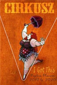 Academic Planner At A Glance I Got This Positive Planner 2019 - 2020