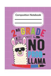 2nd Grade No Prob Llama - Composition Notebook