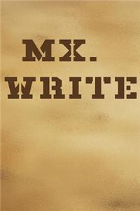 MX. Write