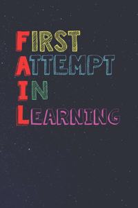 First Attempt In Learning (Fail)
