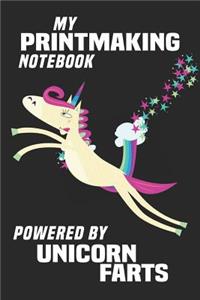 My Printmaking Notebook Powered By Unicorn Farts