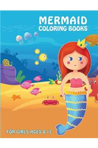 Mermaid Coloring Books For Girls Ages 8-12