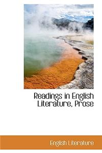 Readings in English Literature, Prose