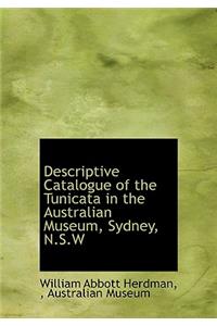 Descriptive Catalogue of the Tunicata in the Australian Museum, Sydney, N.S.W