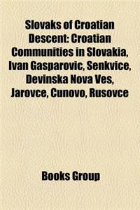 Slovaks of Croatian Descent