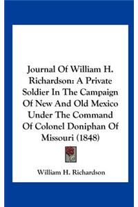 Journal of William H. Richardson