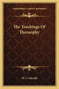 Teachings of Theosophy