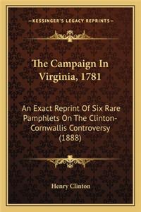 Campaign in Virginia, 1781