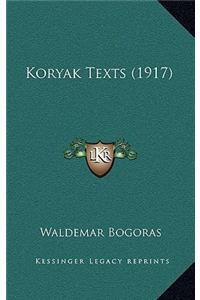 Koryak Texts (1917)