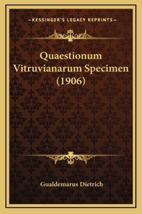 Quaestionum Vitruvianarum Specimen (1906)