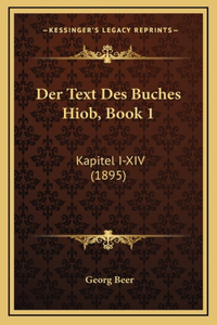 Der Text Des Buches Hiob, Book 1