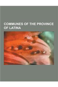 Communes of the Province of Latina
