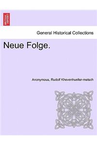 Neue Folge.