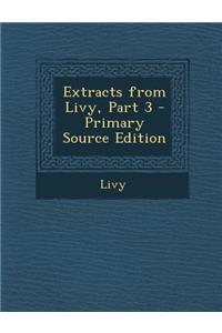 Extracts from Livy, Part 3