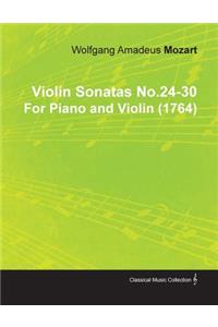 Violin Sonatas No.24-30 By Wolfgang Amadeus Mozart For Piano and Violin (1764)