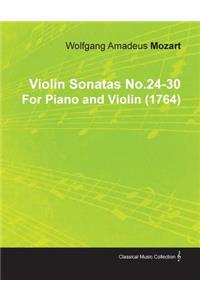 Violin Sonatas No.24-30 by Wolfgang Amadeus Mozart for Piano and Violin (1764)