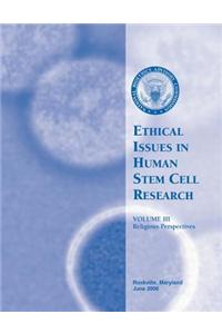 Ethical Issues in Human Stem Cell Research
