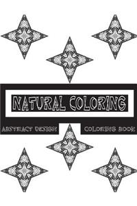 Natural Coloring Abstract Design Art