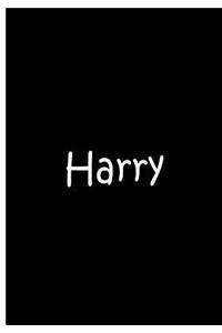 Harry - Personalized Journal / Notebook / Blank Lined Pages