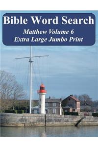 Bible Word Search Matthew Volume 6