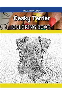 Cesky Terrier Coloring Book