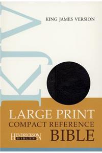 Large Print Compact Reference Bible-KJV-Magnetic Flap Closure
