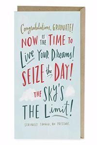 Em & Friends No Pressure Graduation Card