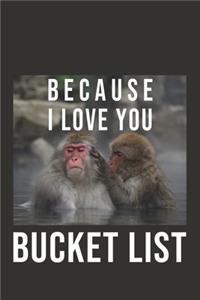 Because I Love You - Bucket List