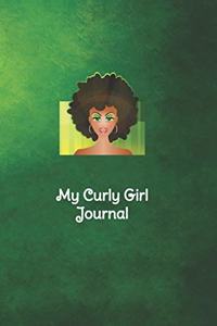 Curly girl diary - green cover: a journal for you to track your CG progress