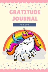 Gratitude Journal for Kids Girl Unicorn