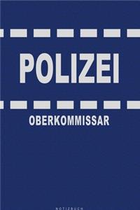 Polizei - Oberkommissar - Notizbuch